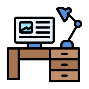 Table Lamp, Desk, Lamp, Workplace, Table, Lamp icon