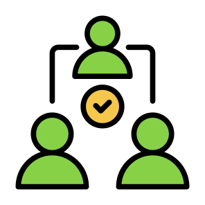 Teamwork, Leader, Collaboration, Workflow, Delegation, Delegate icon