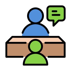 User Interview, Interview, Meeting, User, People, Interview Room icon