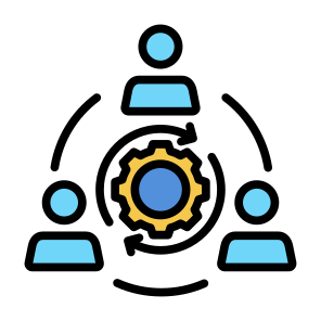 Collaboration, Group, Team, Teamwork, Stakeholders  icon