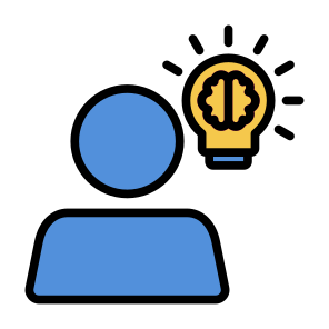 Founder, Smart, Idea, Innovation, Problem Solving icon