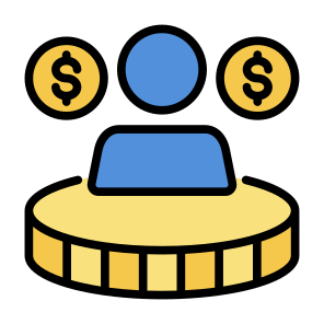 Investor, Capital, Money, Venture, People  icon