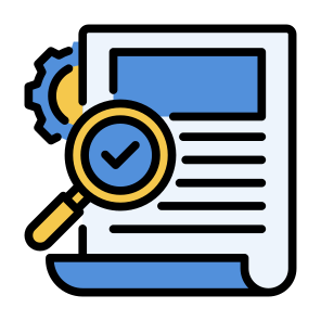 Validation, Audit, Survey, Checking, Research  icon