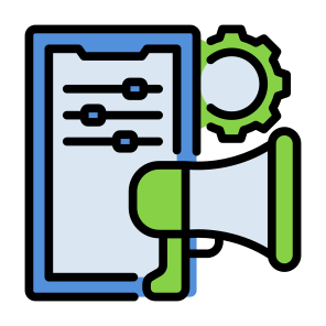 Campaign Tweaking, Settings, Marketing, Adjust, Advertising  icon