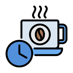 Coffee Break, Breakfast, Hot Drink, Mug, Drink icon