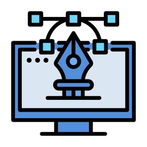 Graphic Design, Web Design, Designer, Pen Tool,  Digital Art  icon