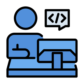 Programmer, Developer, User, Coding, Professions And Jobs icon