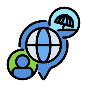 Travel, Summer, World, Holidays, User icon