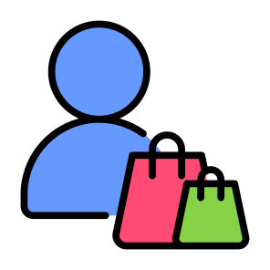 Consumer, Purchase, Customer, User, Shopping Bag  icon