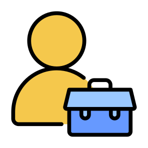 Employee, Worker, Professions And Jobs, Job, User  icon