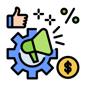 Marketing, Promotion, Advertising, Campaign, Cost icon