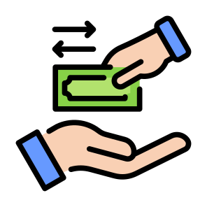 Money Transaction, Transaction, Money, Payment, Cash icon