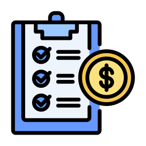 Price List, Shopping List, Checklist, Document, Money  icon