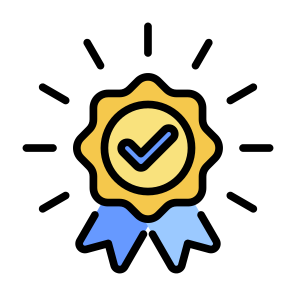 Quality, Best, Quality, Achievement, Guarantee, High Quality  icon