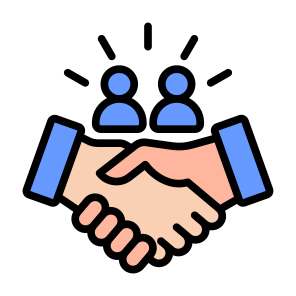 Relationship, Merger, Collaboration, Client, Partnership icon
