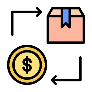 Selling, Product, Cash Flow, Cash, Money  icon