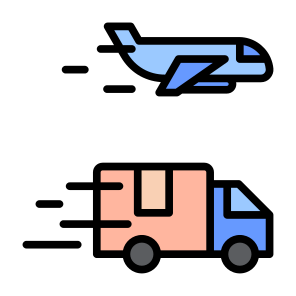 Shipments, Transportation, Delivery Plane, Delivery, Truck  icon