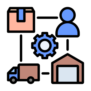 Supply Chain Management, Supply, Product, Consumer, Supply Chain  icon