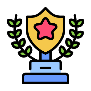 Trophy, Trophy Star, Championship, Star Badge, Trophy Medal  icon