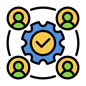 Collaboration, Employee, Organization, Team, Teamwork, Network  icon