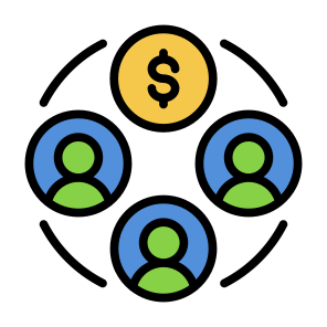 Connection, Consortium, Team, Network, Group, Investor icon