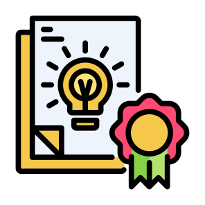 Intellectual Property, Document, Certificate, License, Certification, Patent  icon