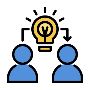 Knowledge Transfer, Knowledge, Creative, Idea, Exchange Ideas, Sharing icon