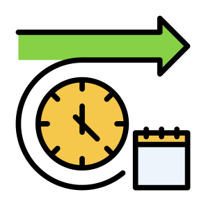 Long Term, Schedule, Planing, Deadline, Time Management, Visionary  icon