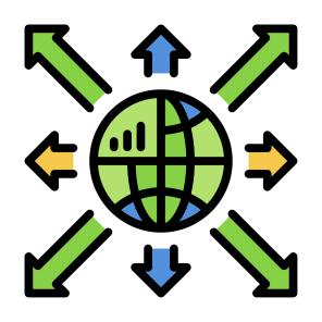 Market Expansion, Market, Global, International, Expansion, Market Share  icon