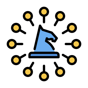 Strategic Alliance, Networking, Connection, Strategy, Alliance, Tactic   icon