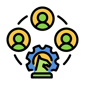 Strategic Alliance, Strategic, Team, Partner, Collaboration, Outsourcing icon