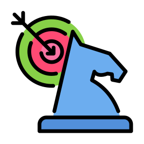 Strategic Planning, Goal, Strategy, Objective, Planning, Targeting icon