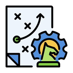 Strategic Planning, Strategic, Planning, Strategic Plan, Tactics, Tactical  icon
