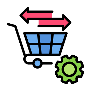 Supply Demand, Supply, Management, Purchase, Shopping Cart, Procurement   icon