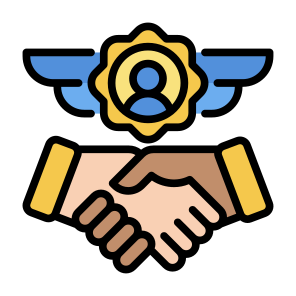 Trustworthy, Handshake, Trust, Partnership, Reliability, Collaborative  icon