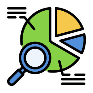 Analysis, Data Visualization, Exploratory Analysis, Data Analysis, Data Science, Business, Finance, Exploration, Data Analytics, Chart  icon