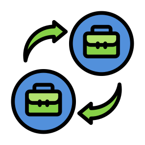 Bb, Collaboration, Work, Trade, Business To Business  icon