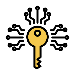 Digital Key, Digital, Keys, Finance, Password, Interface, Security icon