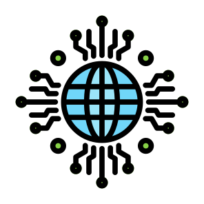 Networking, Technology, Globe, Internet, Digitalization  icon