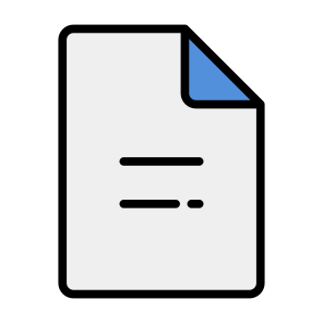 File, Document, Files And Folders, Catalog, Interface, Paper icon