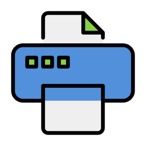 Print, Printing, Paper, Electronics, Machine, Office, Printer, Technology icon