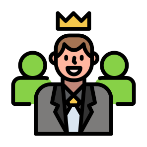 Leader, User, Team, Boss, Members  icon