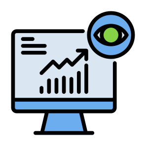 Monitoring, Business, Graph, Analysis, Report  icon