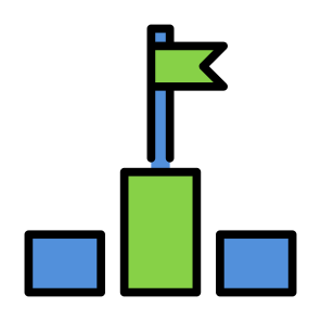 Podium, Win, Goal, Winning, Achievement  icon