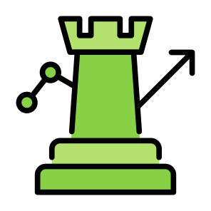 Strategy, Planning, Statistics, Chess Piece, Tactics icon