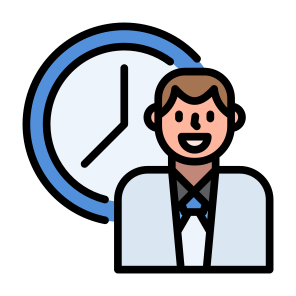 Time To Work, Work, Office, Working, Employee  icon