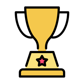 Trophy, Cup, Winner, Goal, Champion   icon