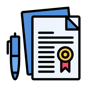 Contract, Debt, Document, Agreement, Pencil, Signature, Finance, Summary, Disclosure icon
