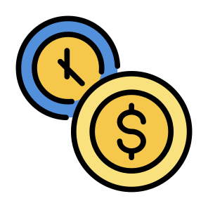Credit, Money, Pay Later, Loan, Bank, Finance, Term, Time icon