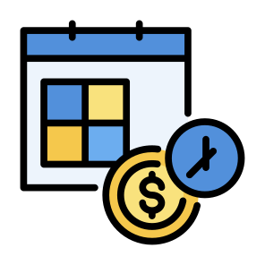 Instalment, Debt, Payment, Term, Loan, Installment Plan, Calendar, Money, Payment Day  icon
